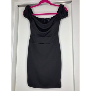 Black cocktail dress